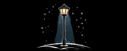 Snowy Night Lamp